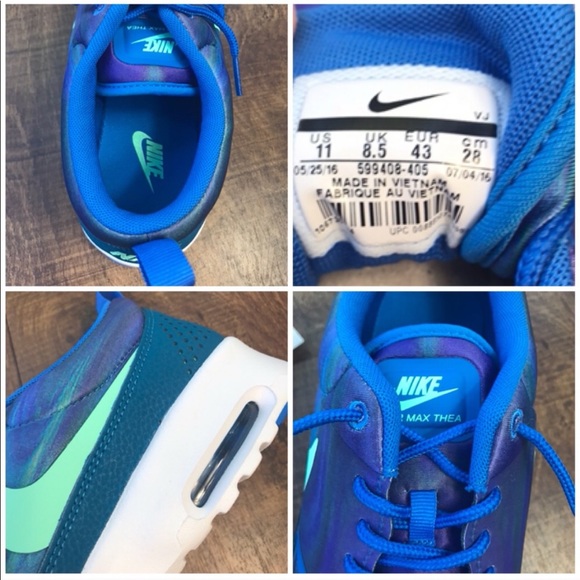 NWT Nike Air Max Thea Print Blue WMNS - Picture 8 of 8